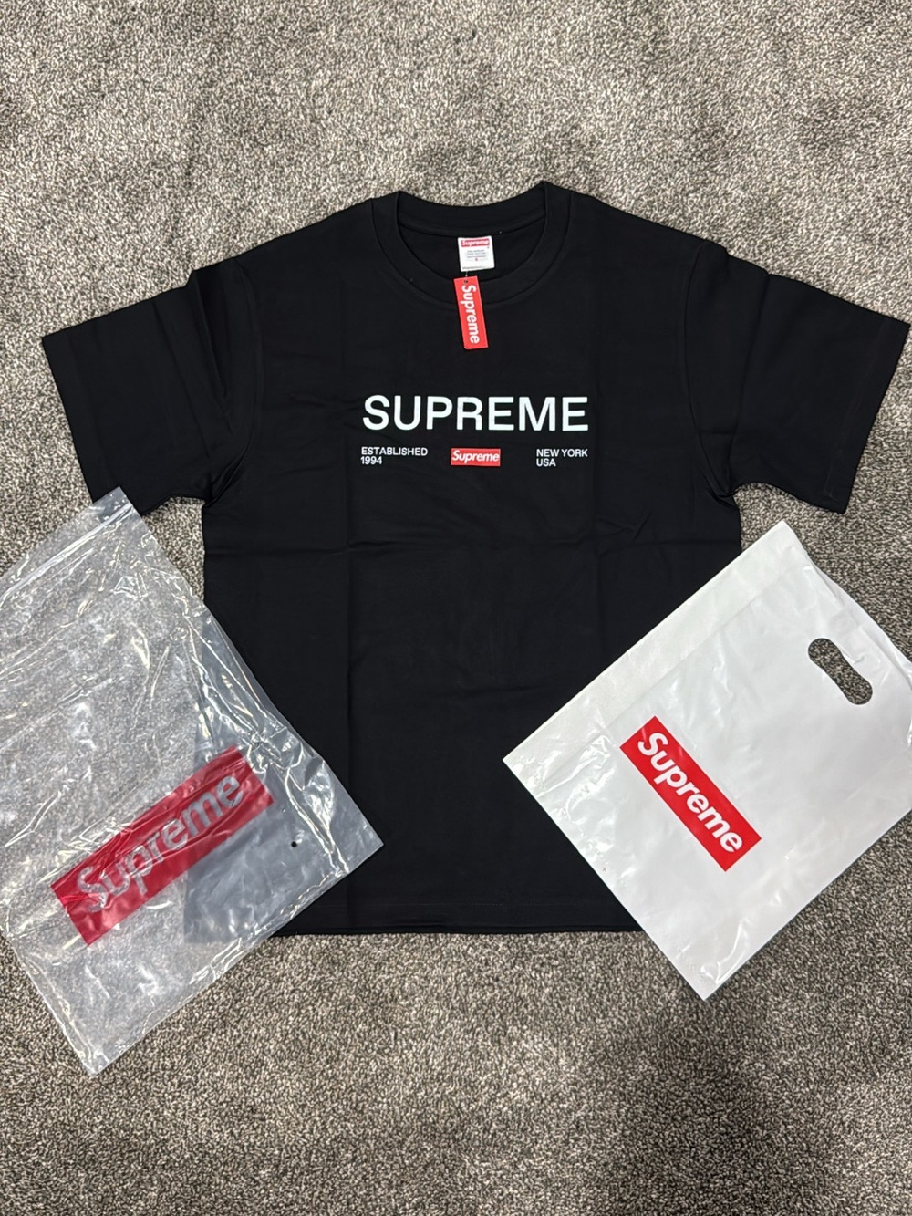 Black SUPREME shirt